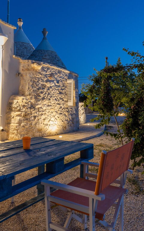 Trullo Adea: Balkon / terras / patio, Buitenkanten, Buitenshuis