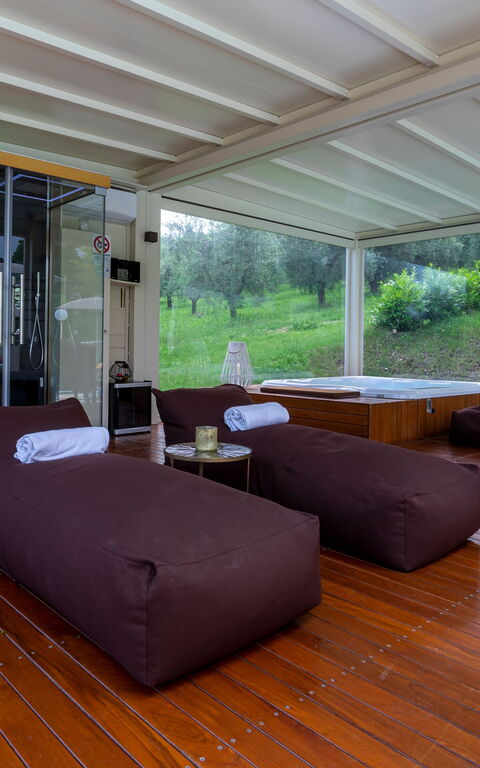 Villa Ca Viola: bubbelbad, Buitenkanten, Buitenshuis, Welzijn