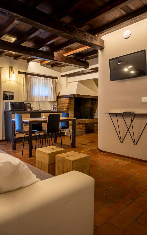 Villa Ca Viola: Woonkamer