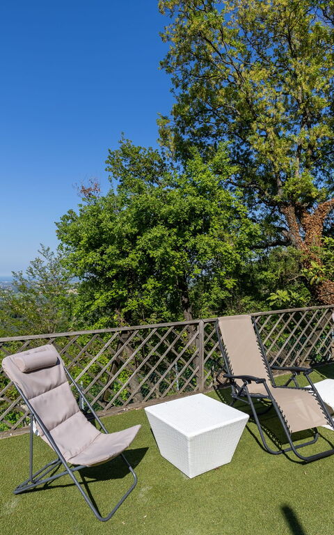La Nocciola: Balkon / terras / patio, Buitenshuis, Keer bekeken
