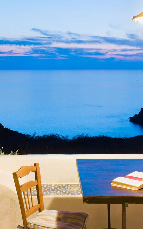 L'ulivo Di Pollara: Balkon / terras / patio, Buitenkanten, Buitenshuis, Keer bekeken