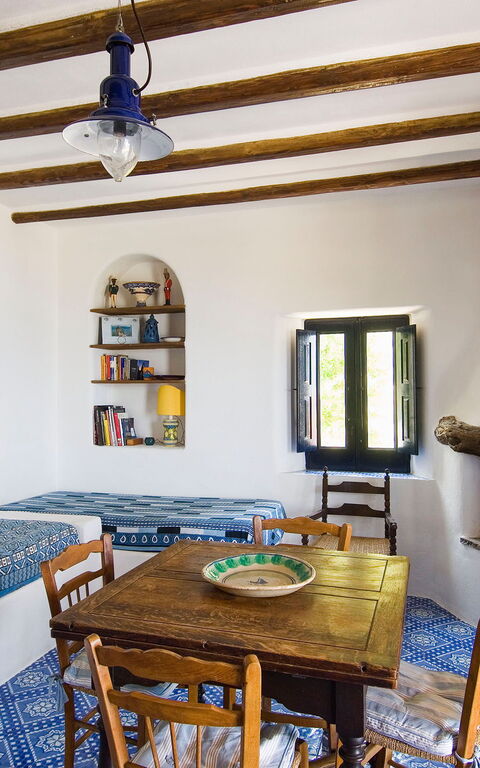 L'ulivo Di Pollara: Keuken, Woonkamer