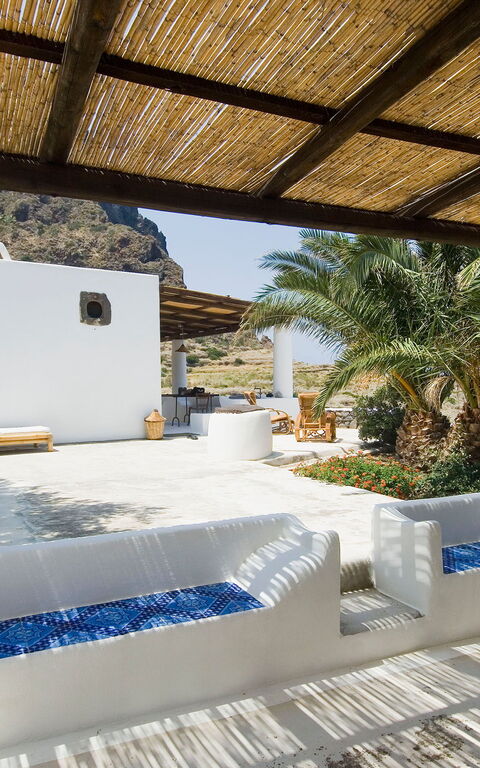 L'ulivo Di Pollara: Balkon / terras / patio, Buitenkanten, Buitenshuis, Keer bekeken