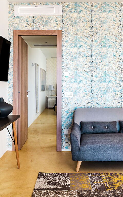 Villa San Lorenzo Ulivo: Woonkamer