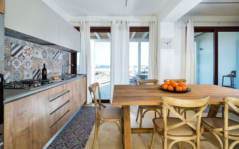 Villa San Lorenzo Ulivo: Keuken, Woonkamer