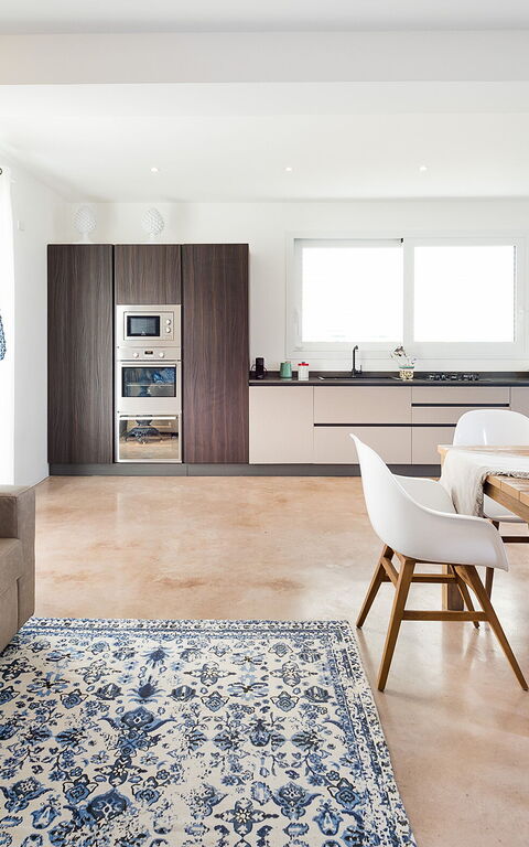 Villa San Lorenzo Fico D'india: Keuken, Woonkamer