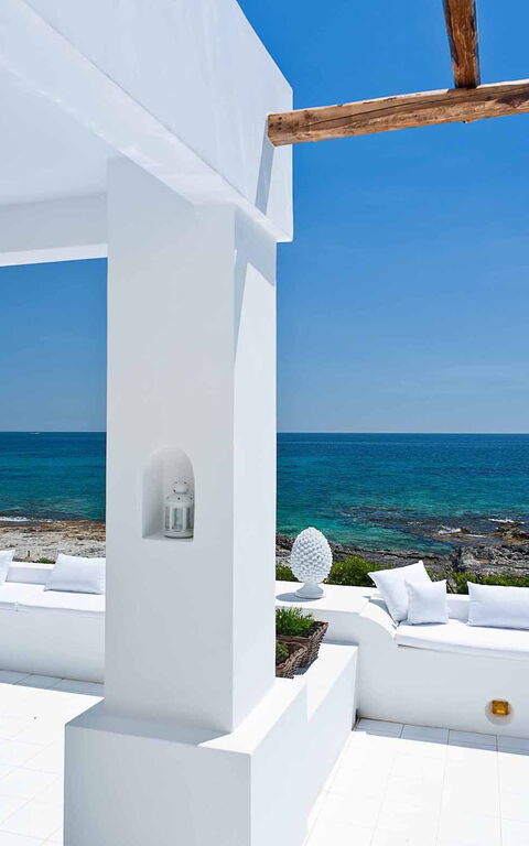 Casa Blu: Balkon / terras / patio, Buitenkanten, Buitenshuis