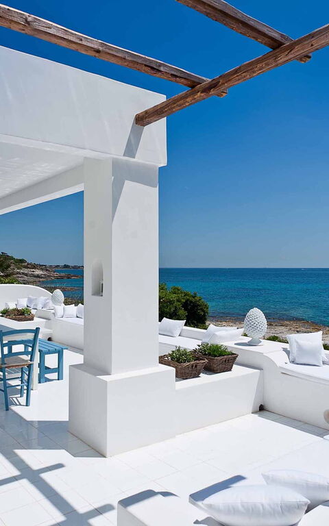 Casa Blu: Balkon / terras / patio, Buitenkanten, Buitenshuis