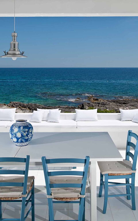 Casa Blu: Balkon / terras / patio