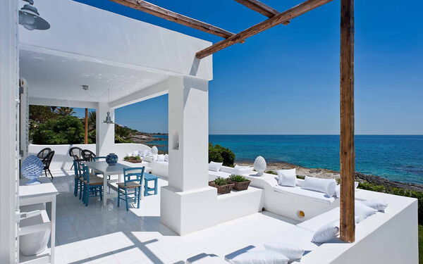 Casa Blu: Balkon / terras / patio, Buitenkanten, Buitenshuis