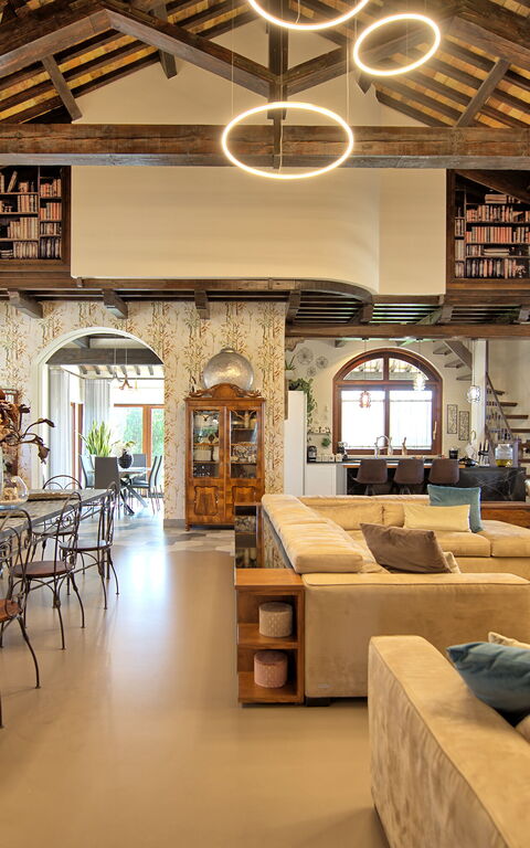 Villa Tagliaferri: Lunchroom, Woonkamer