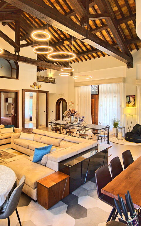 Villa Tagliaferri: Woonkamer