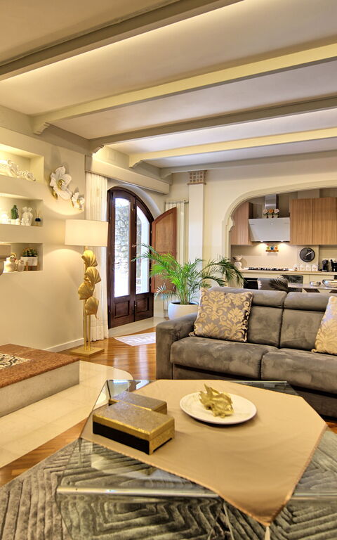 Villa Tagliaferri: Woonkamer