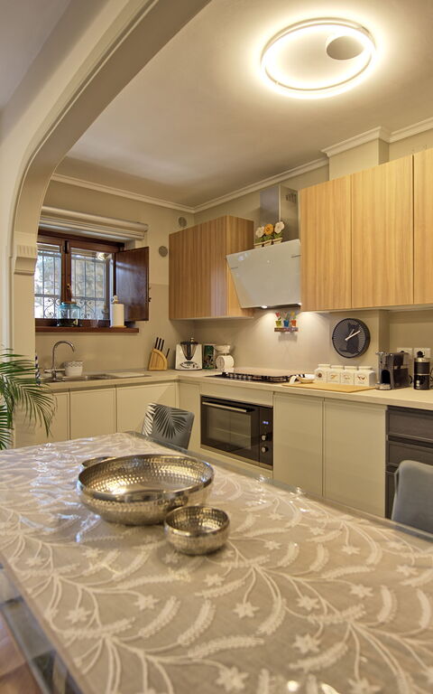 Villa Tagliaferri: Keuken, Lunchroom