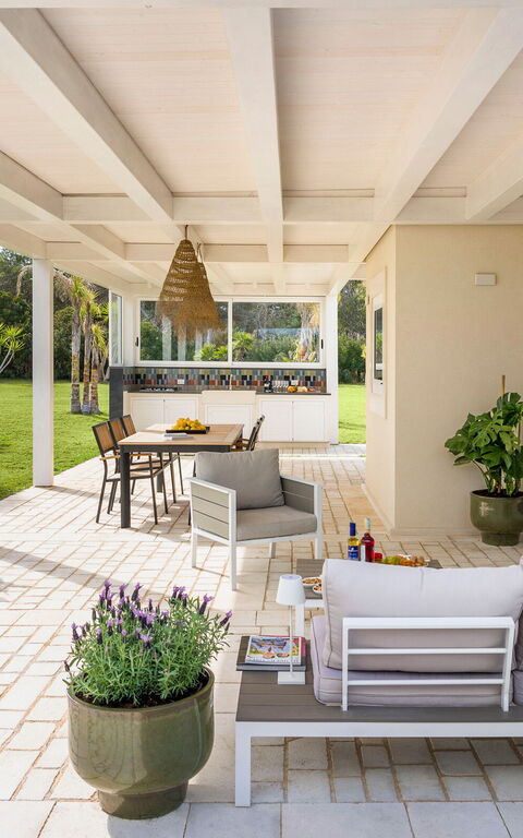 Villa Azulea: Balkon / terras / patio