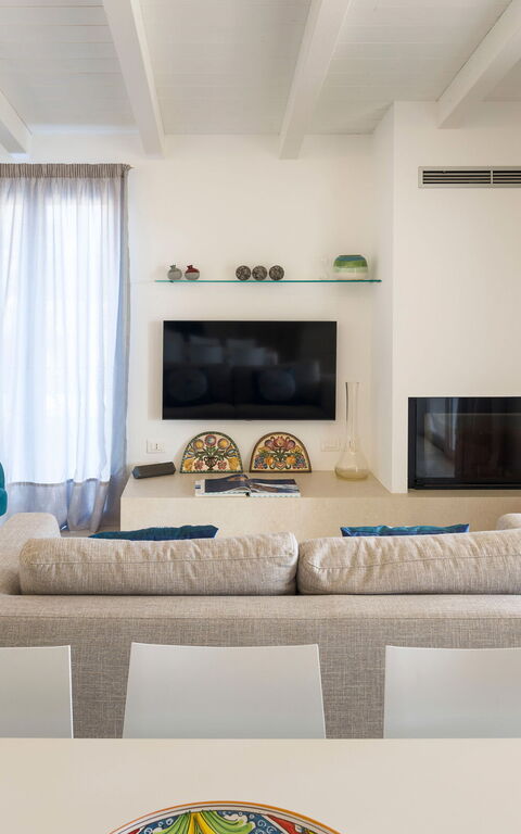 Villa Azulea: Keuken, Woonkamer