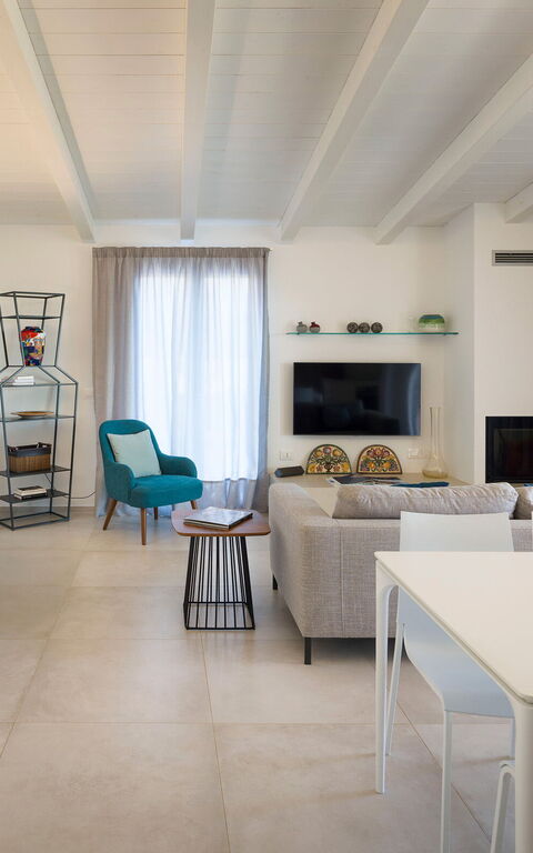 Villa Azulea: Keuken, Woonkamer