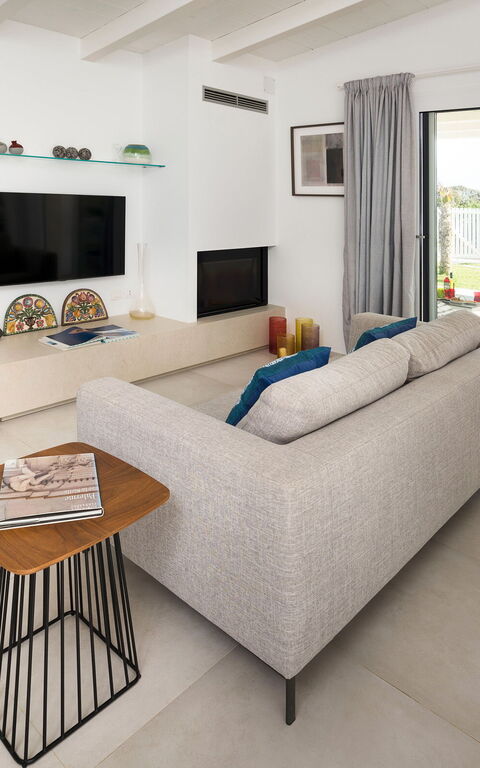 Villa Azulea: Keuken, Woonkamer