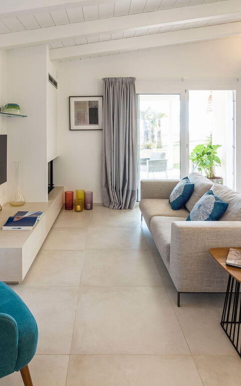 Villa Azulea: Keuken, Woonkamer