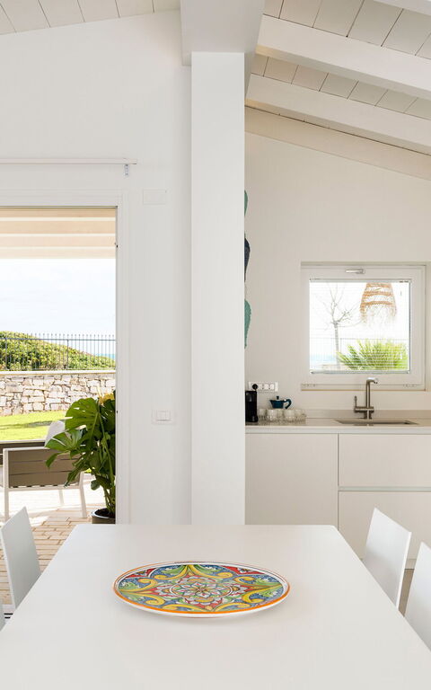 Villa Azulea: Keuken, Woonkamer