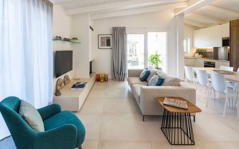 Villa Azulea: Keuken, Woonkamer