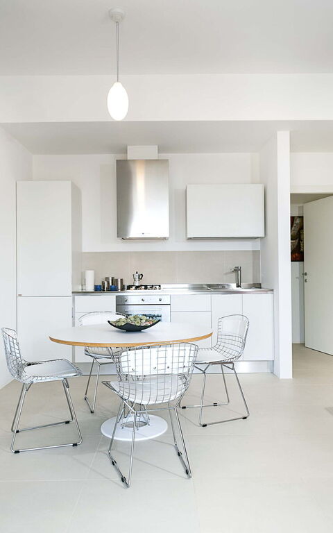 Villa Capo Passero: Keuken, Woonkamer