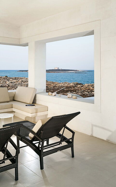 Villa Capo Passero: Balkon / terras / patio