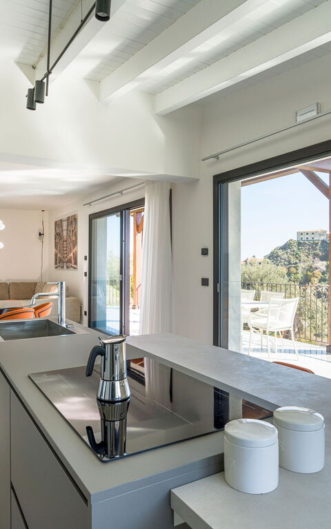 Zagara Bianca: Keuken, Lunchroom, Woonkamer