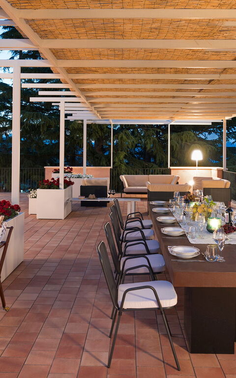 Tenuta Della Contea: Balkon / terras / patio, Buitenkanten, Buitenshuis, Keer bekeken