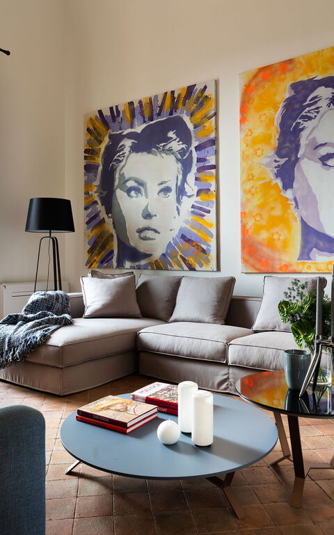 Tenuta Della Contea: Woonkamer