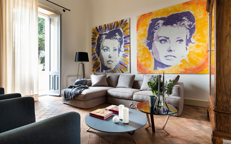 Tenuta Della Contea: Woonkamer