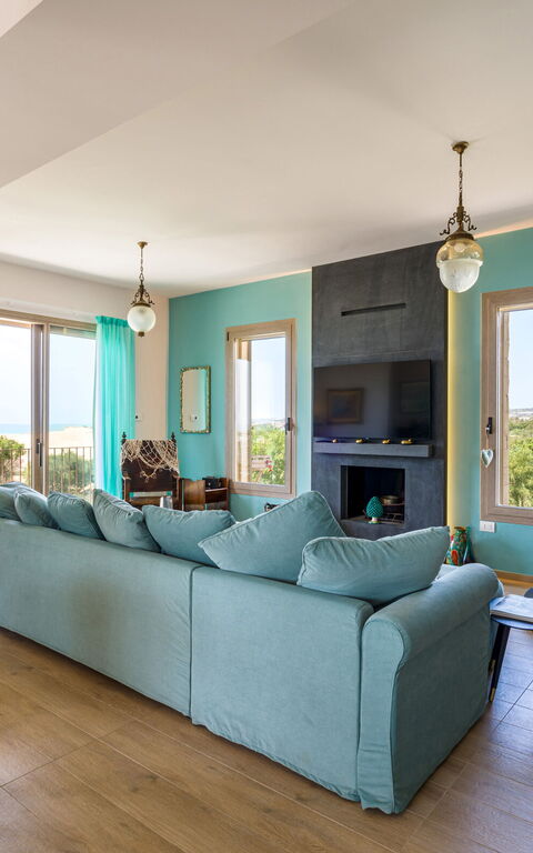 Casa Dafne: Woonkamer