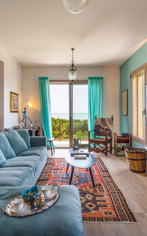 Casa Dafne: Woonkamer