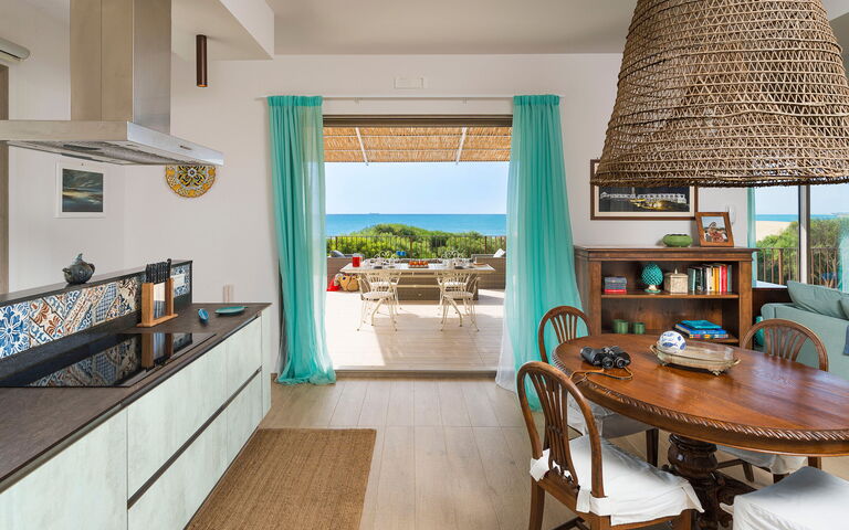Casa Dafne: Keuken, Lunchroom