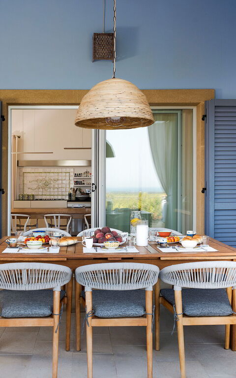 Pigna Blue: Balkon / terras / patio, Buitenkanten, Buitenshuis