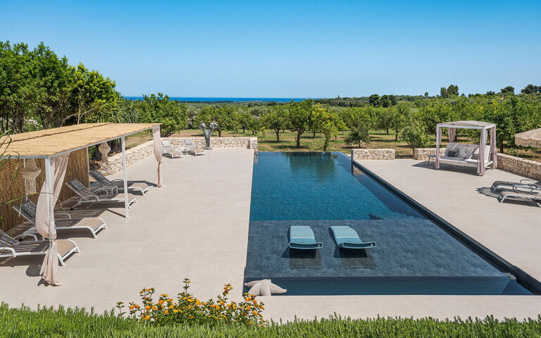 Pigna Blue: Buitenkanten, Buitenshuis, Keer bekeken, zwembad