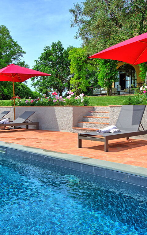 Villa Marliana: Buitenkanten, Buitenshuis, Tuin, Zomer, zwembad