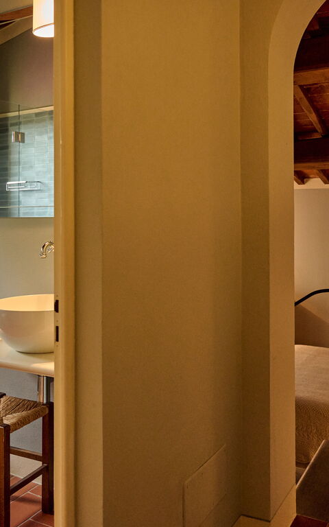 Villa Marliana: Badkamer, slaapkamer