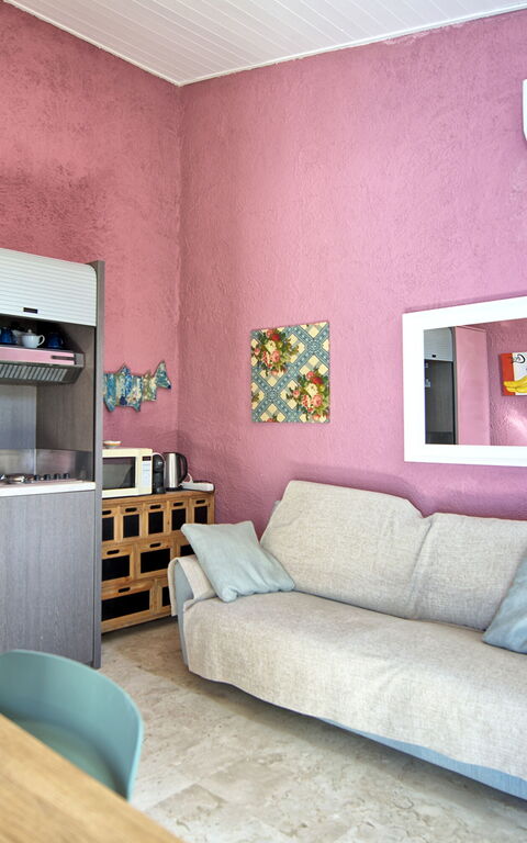 Villa Maraus: Keuken, Lunchroom, Woonkamer