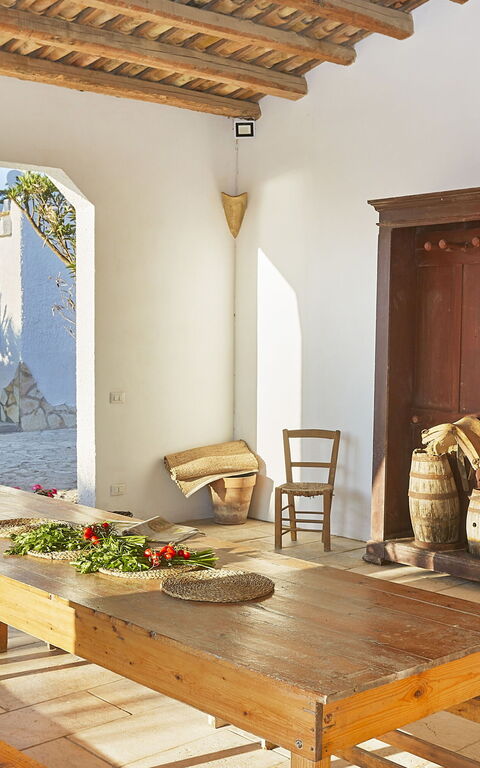 Villa Maraus: Balkon / terras / patio, Buitenkanten, Buitenshuis