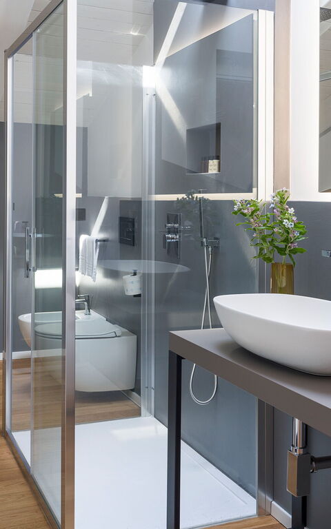 Villa Gianos: Badkamer