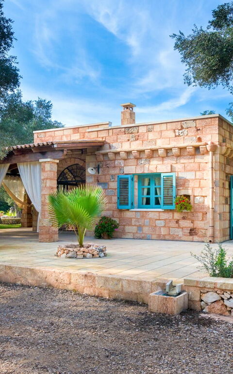 Villa Astrea: Balkon / terras / patio, Buitenkanten, Hoofdingang