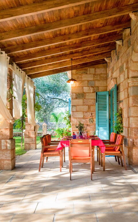 Villa Astrea: Balkon / terras / patio, Buitenkanten, Tuin