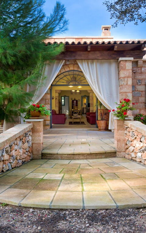 Villa Astrea: Balkon / terras / patio, Buitenkanten, Hoofdingang