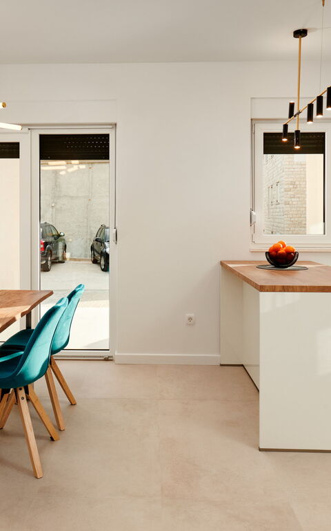 Villa Stella: Keuken, Lunchroom