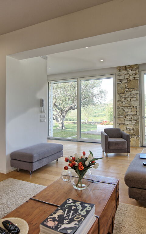 Villa Demetra: slaapkamer, Woonkamer