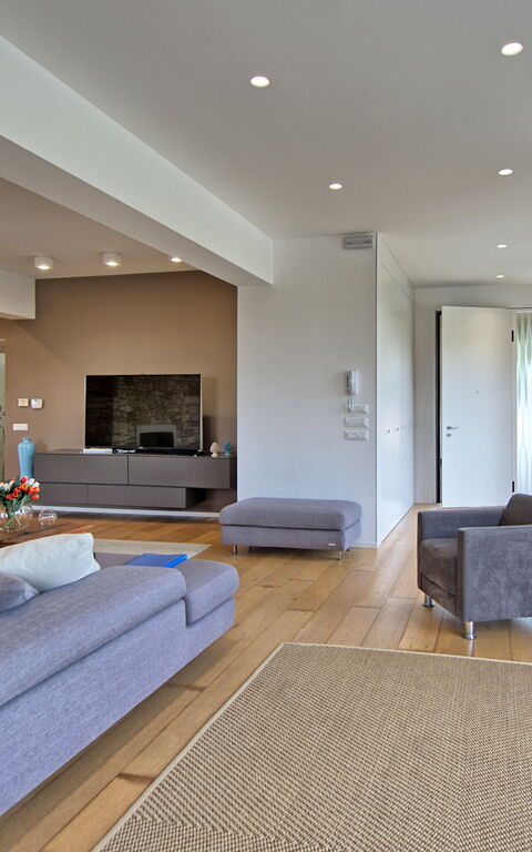 Villa Demetra: Woonkamer