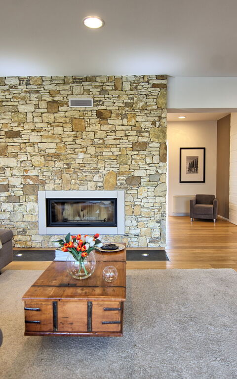 Villa Demetra: Woonkamer