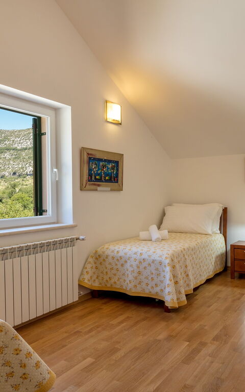 Villa Roglic: slaapkamer