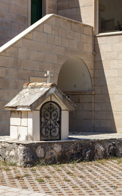 Villa Roglic: Balkon / terras / patio, Buitenkanten, Buitenshuis